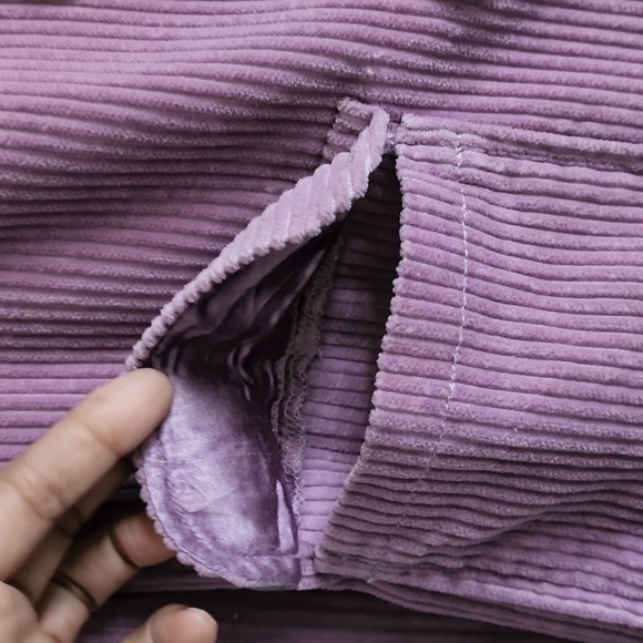 Vintage Gap Corduroy Y2K  LAVENDER  Jacket SZ Small - Picture 9 of 15